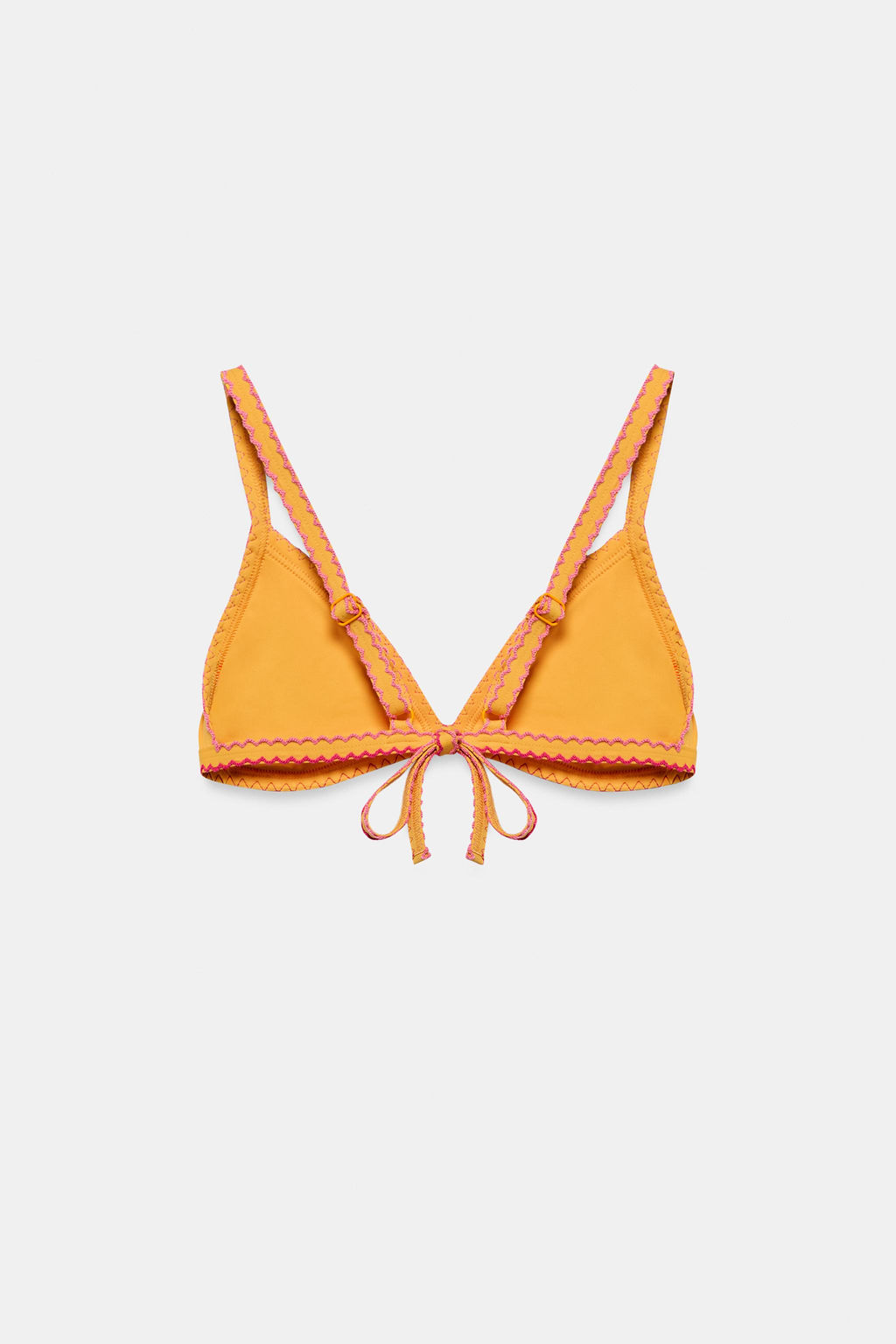 TOP BIKINI BORDADOS FLORES / Amarillo - Zara фото 8