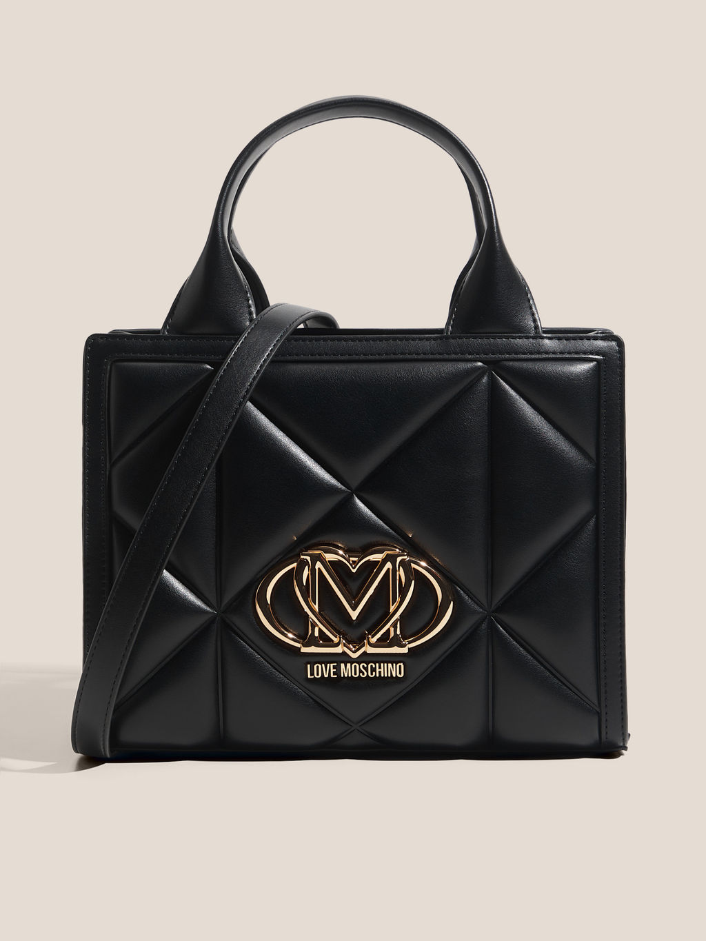 Женский тоут LOVE MOSCHINO EMBOSSED Q Артикул 4561096, черный
