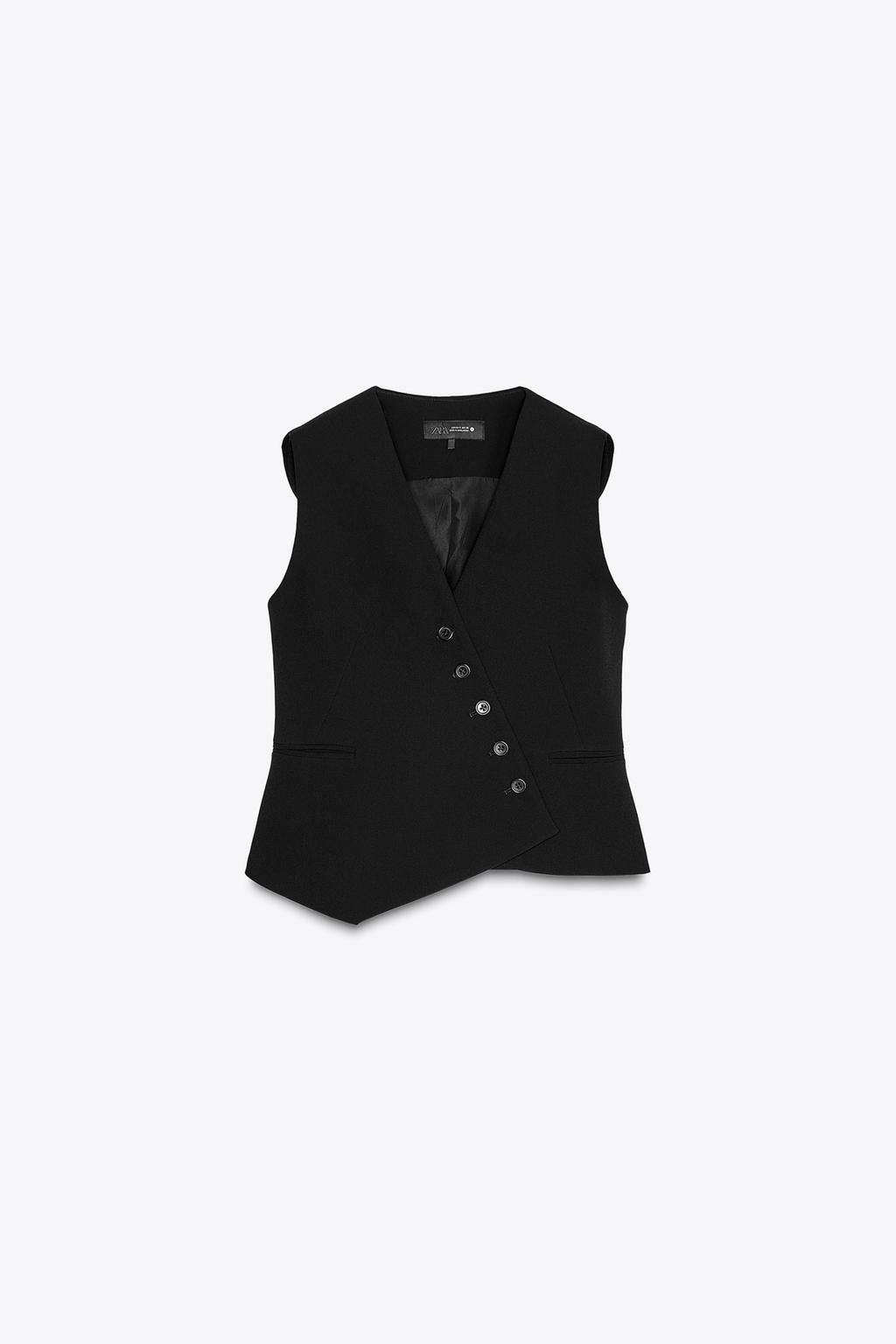 ZW COLLECTION ASYMMETRIC WAISTCOAT - Zara фото 10