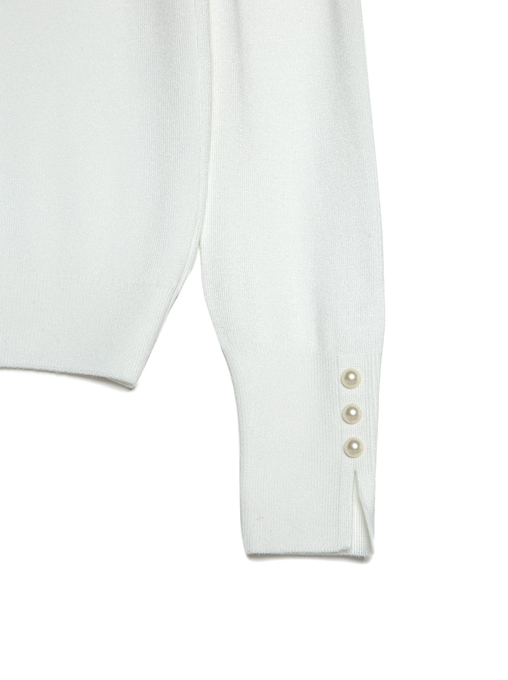 CONTE Вязаный свитер из итальянской пряжи с вискозой премиального качества LDK 055 off-white - Conte elegant фото 6