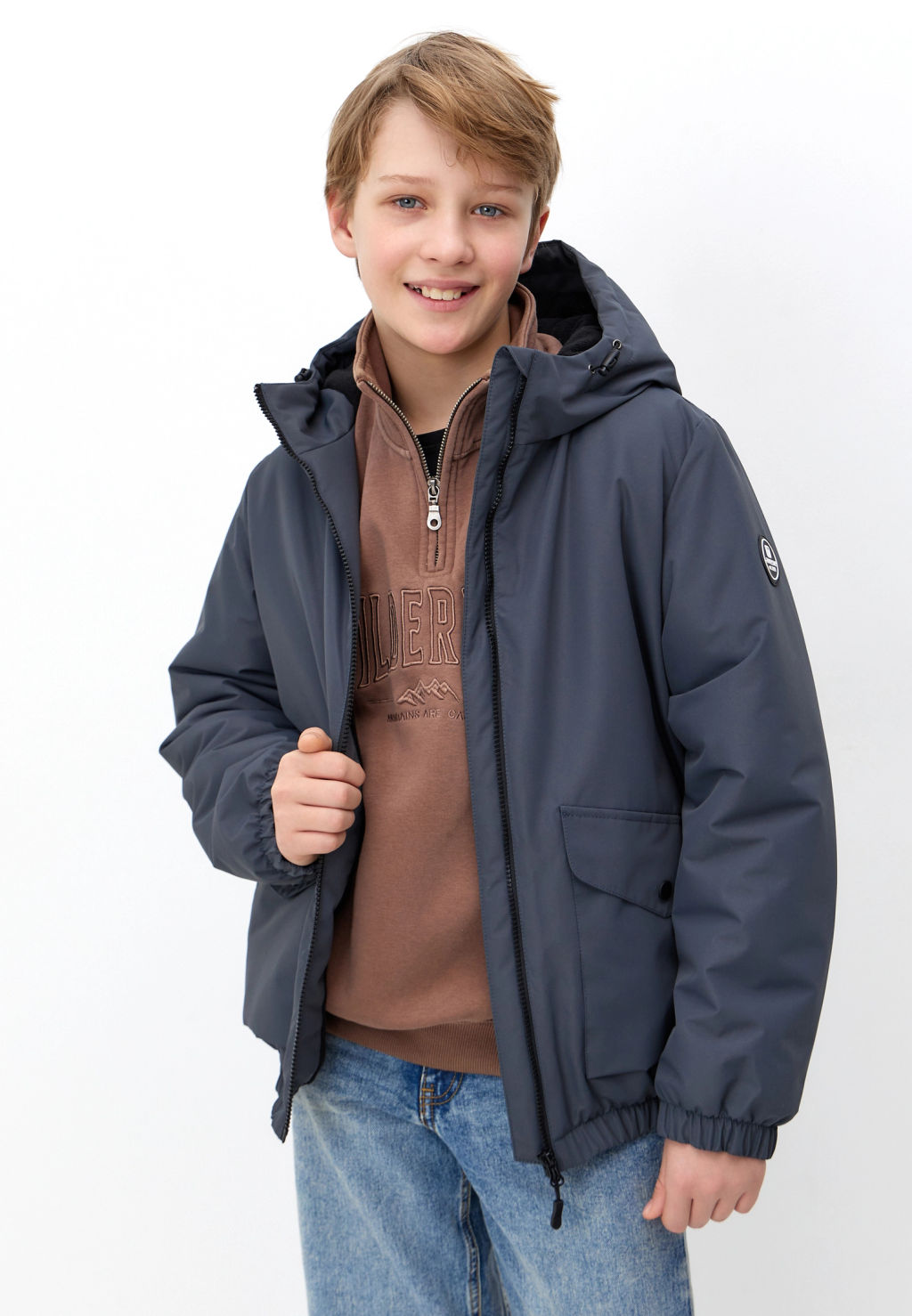 Куртка демисезонная 26532-533 антрацитовый