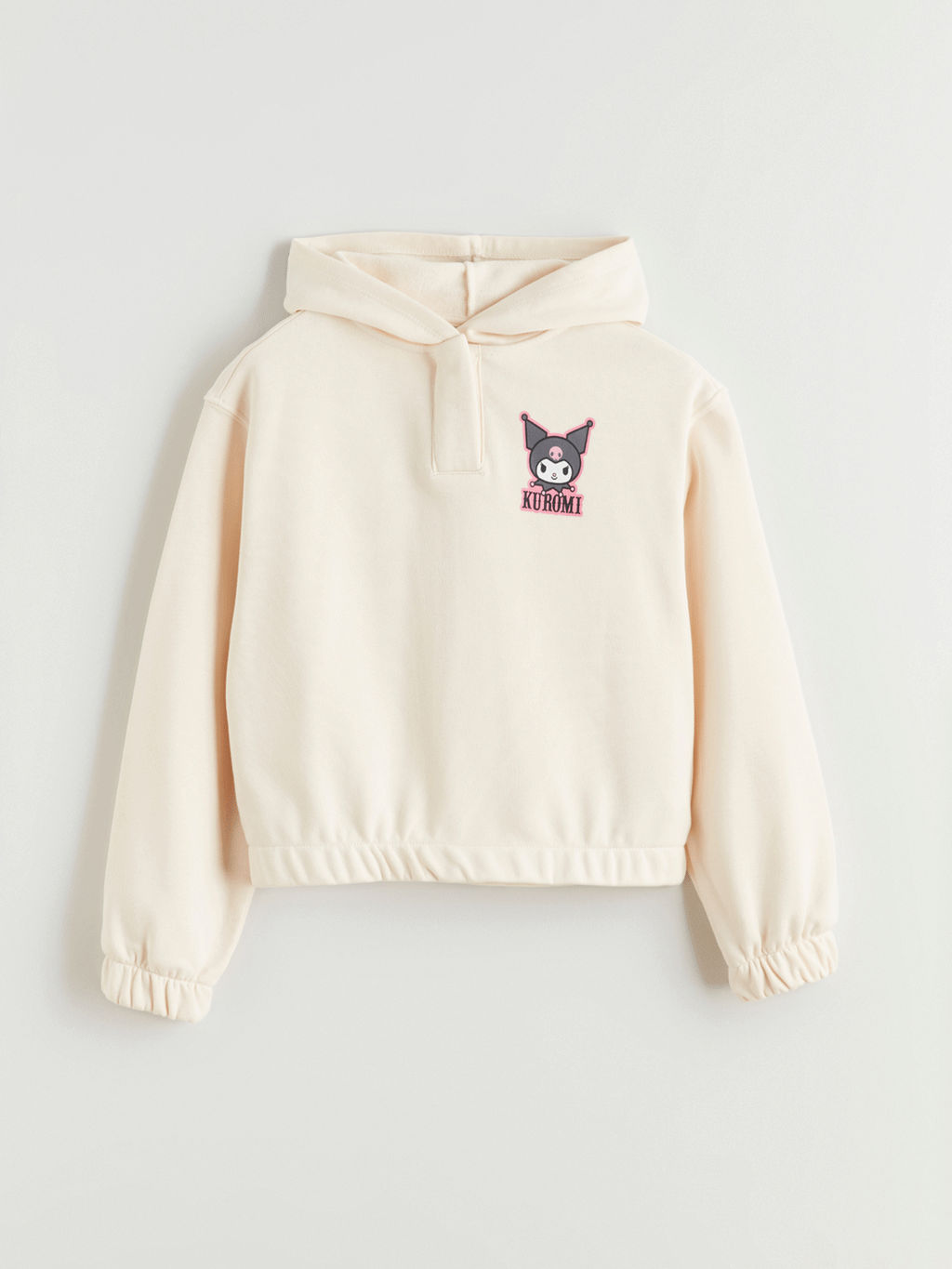 Kap??onlu Kuromi Bask?l? K?z ?ocuk Sweatshirt
