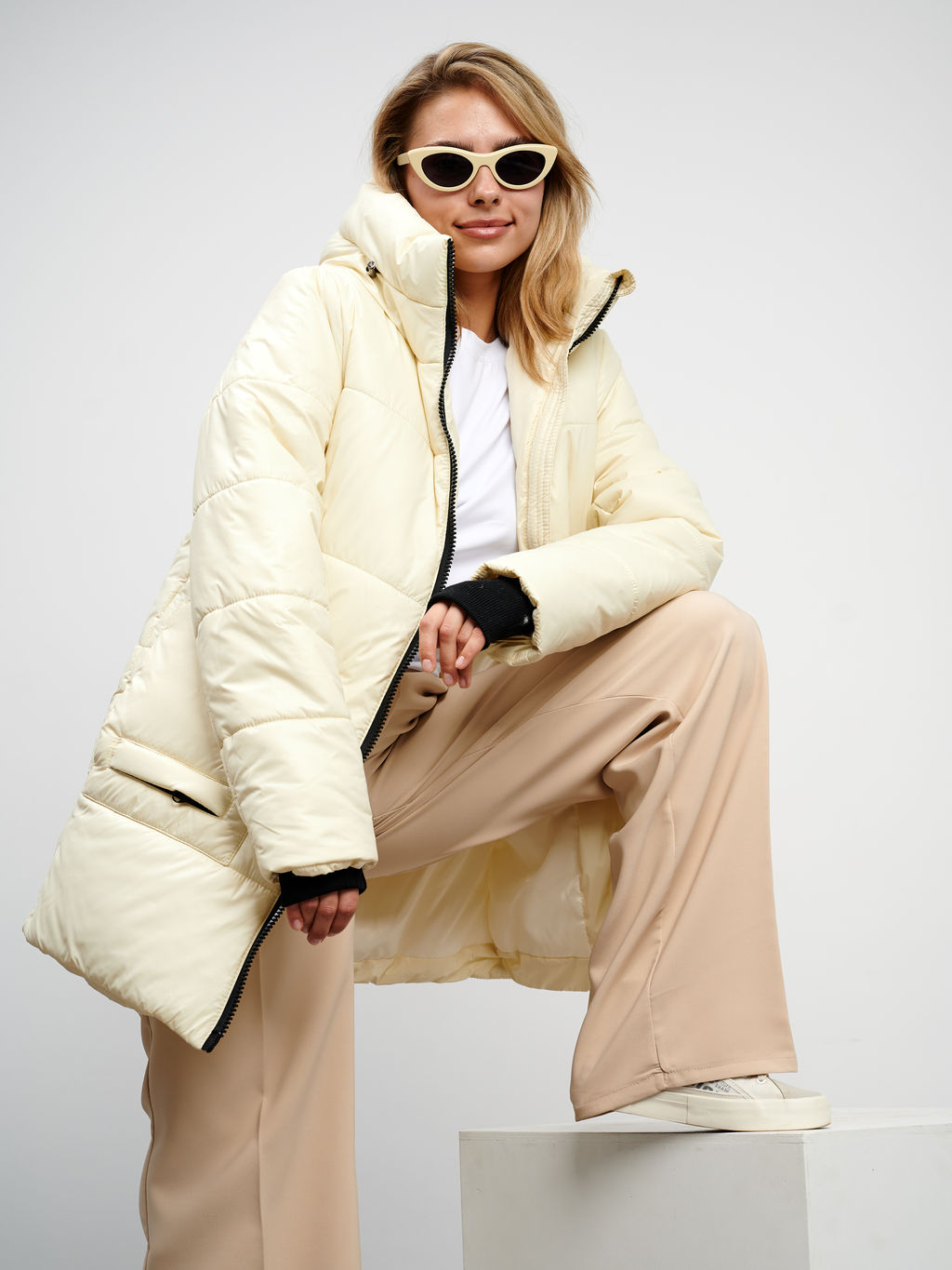 Пальто зимнее Индиго - Yollochka фото 2