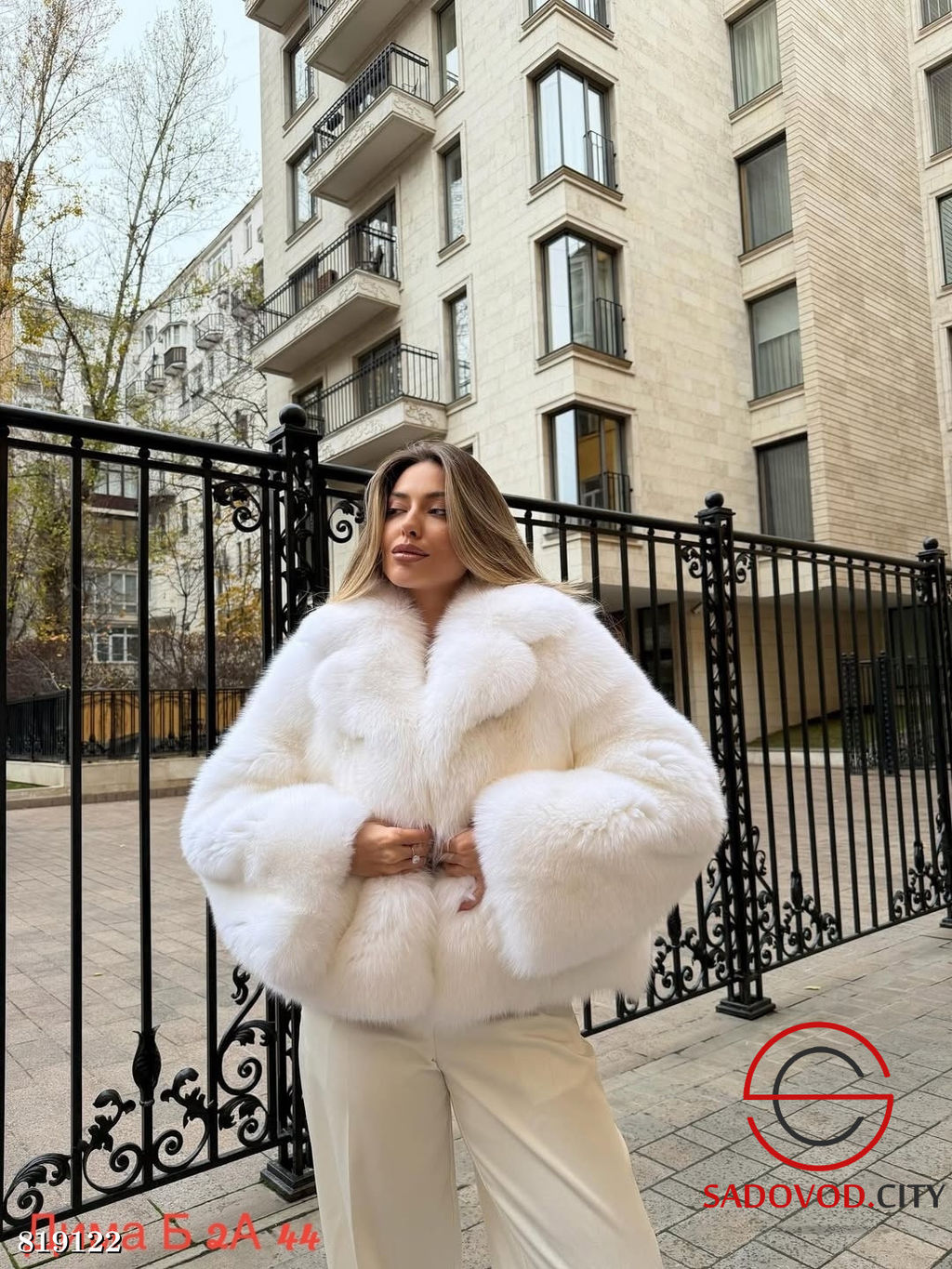 Шуба женская из искусственного меха
