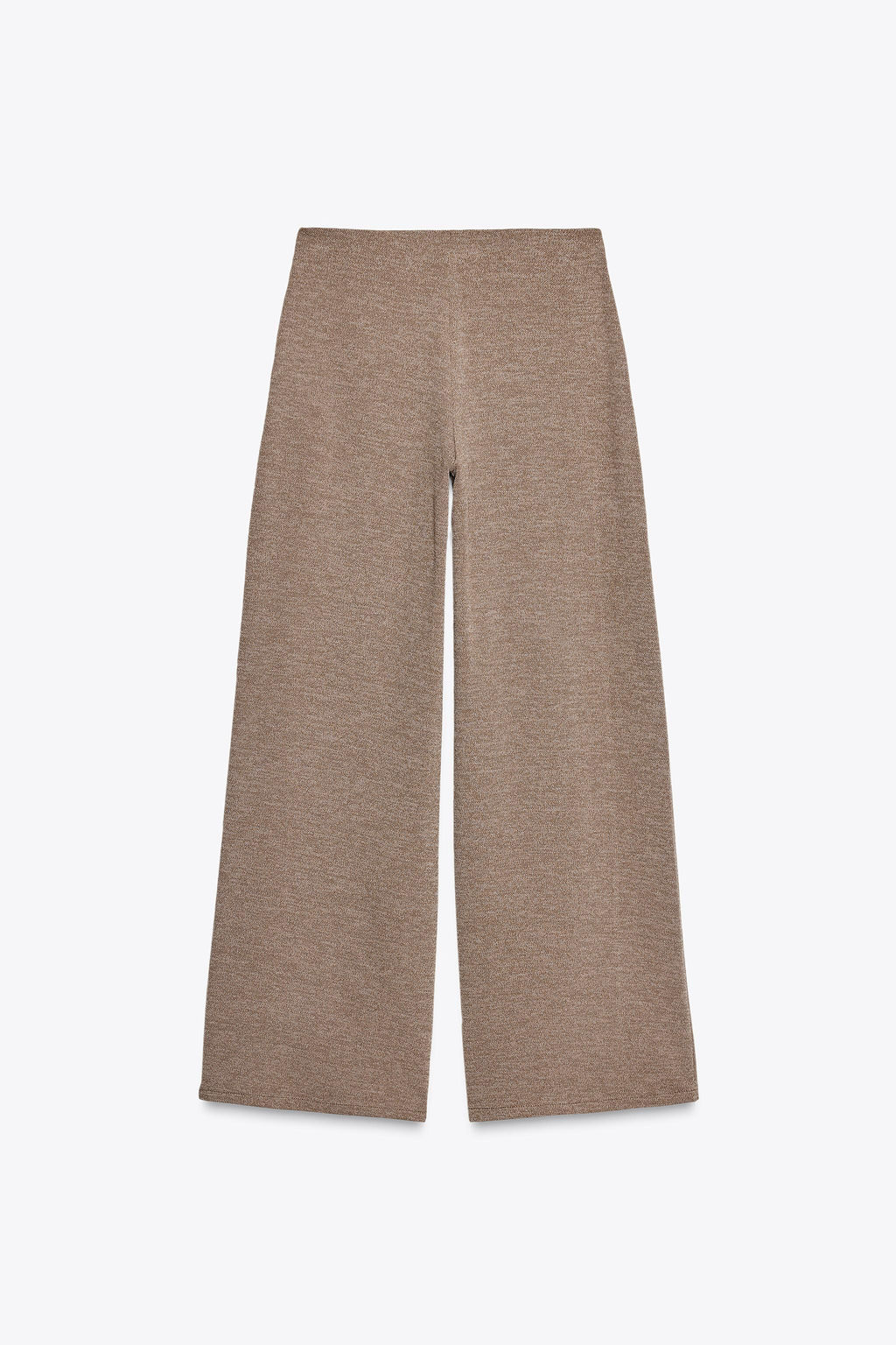 TEXTURED WIDE-LEG TROUSERS - Zara фото 18