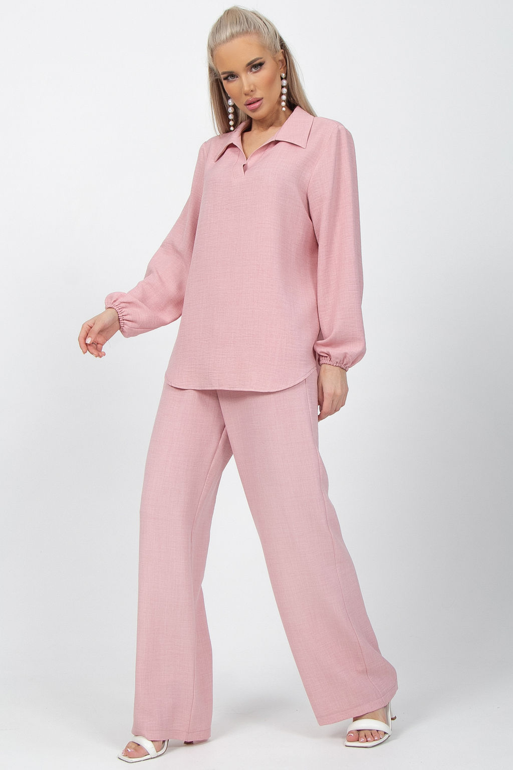 Костюм Кензо (розовый) - Эльза фото 4