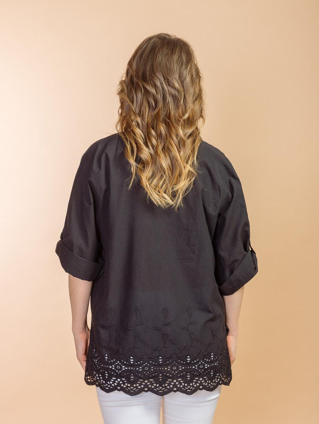 Блузка (хлопок ) шитье №24-598-2 - Ганг фото 5