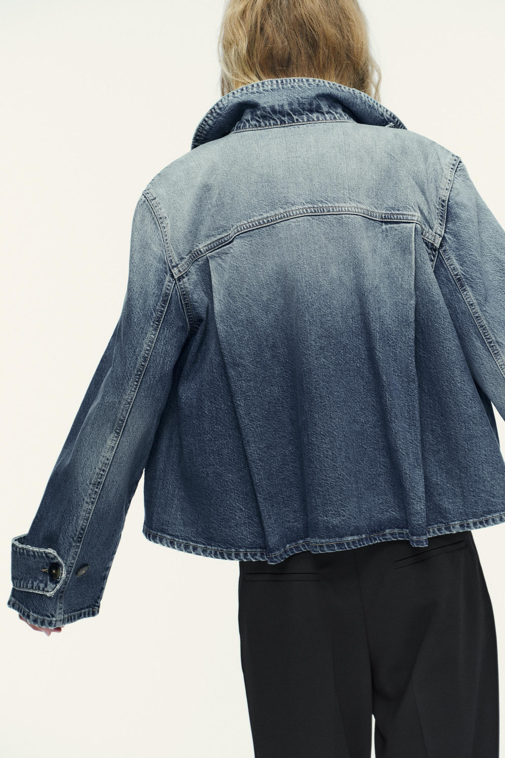 TRF HIGH NECK DENIM JACKET - Zara фото 5