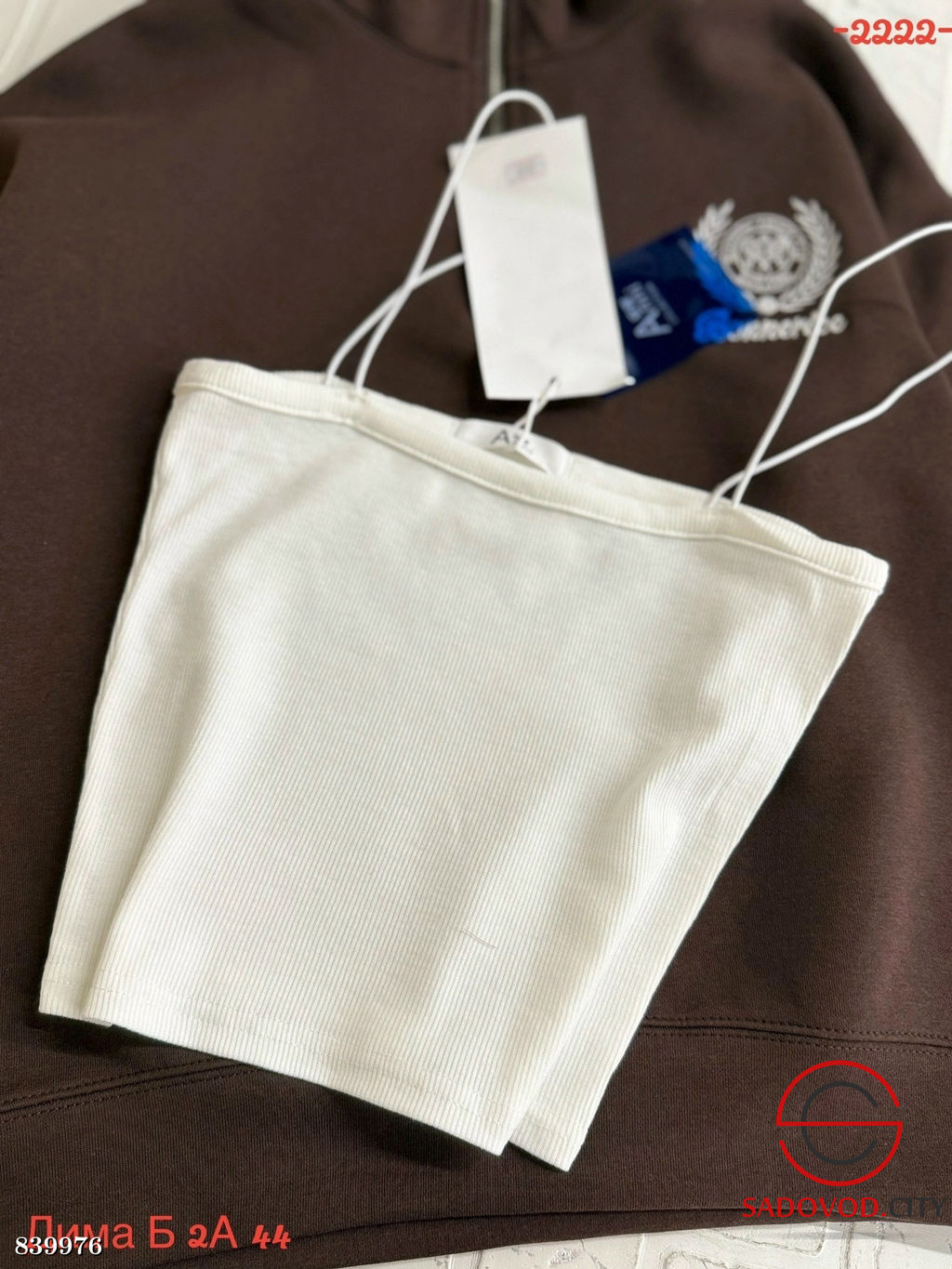 Майка женская на тонких бретельках - Bruno фото 2