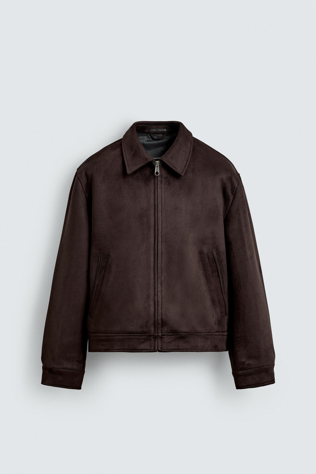 FAUX SUEDE REGULAR FIT JACKET - Zara фото 6