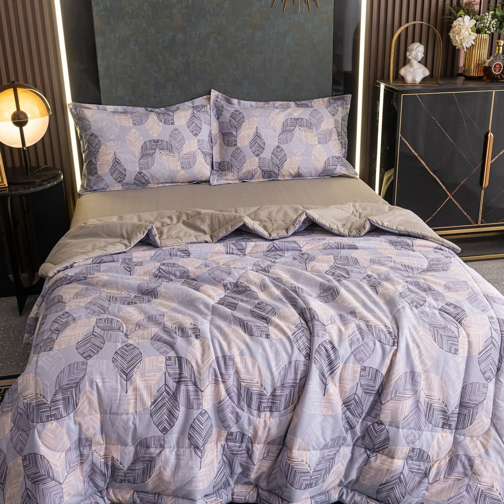 Комплект постельного белья Сатин с Одеялом 100% хлопок OB135 Евро/50-70 2 шт - Ситрейд фото 4