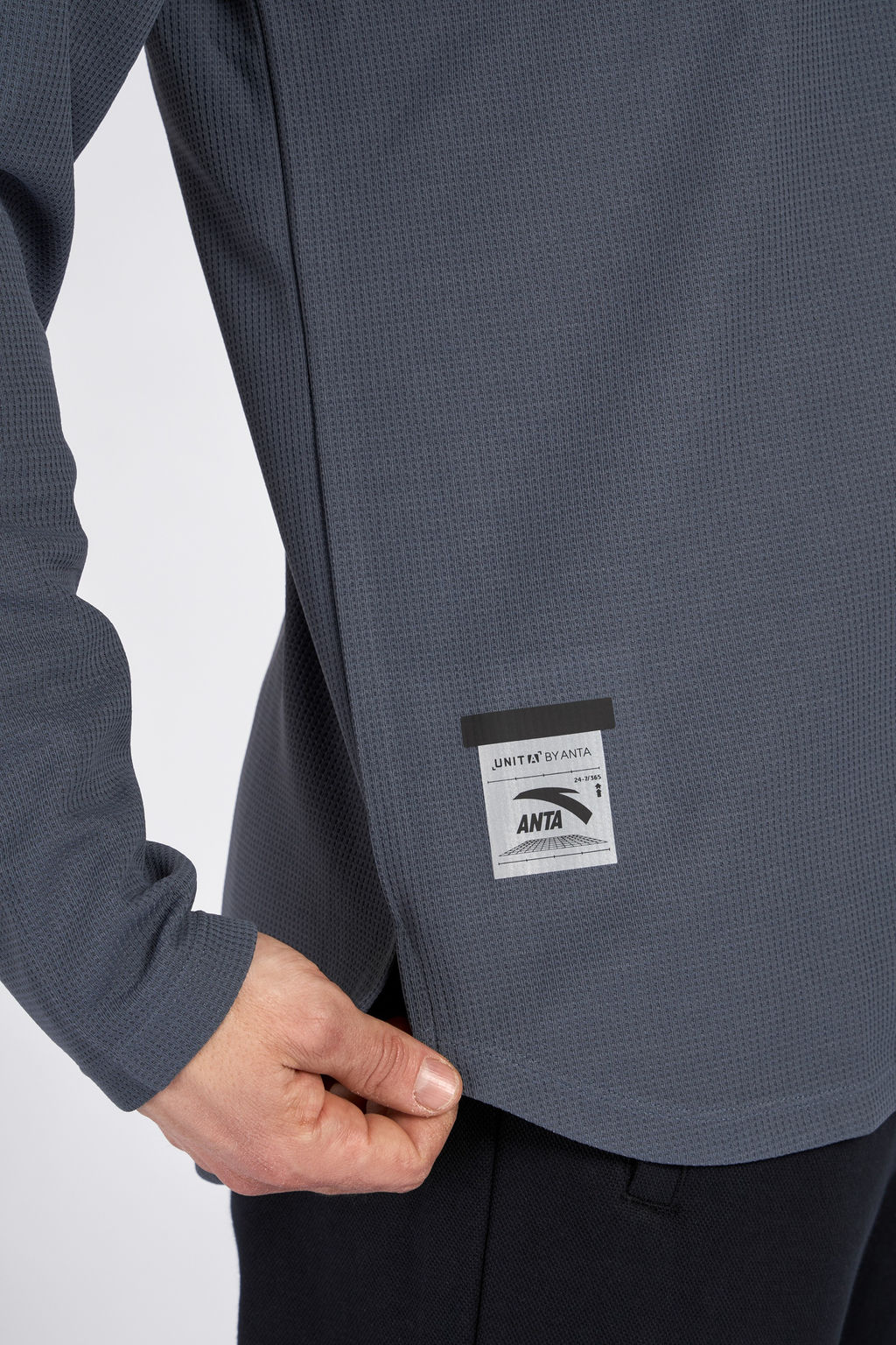 Лонгслив Серый