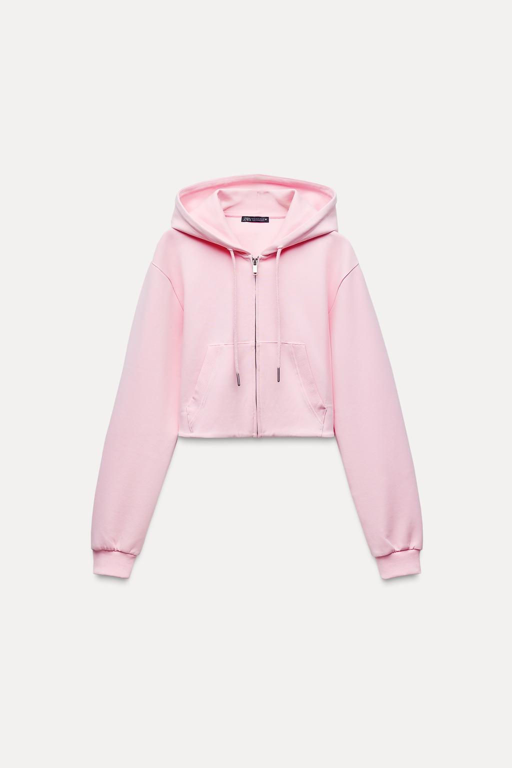 CROPPED INTERLOCK SWEATSHIRT - Zara фото 30