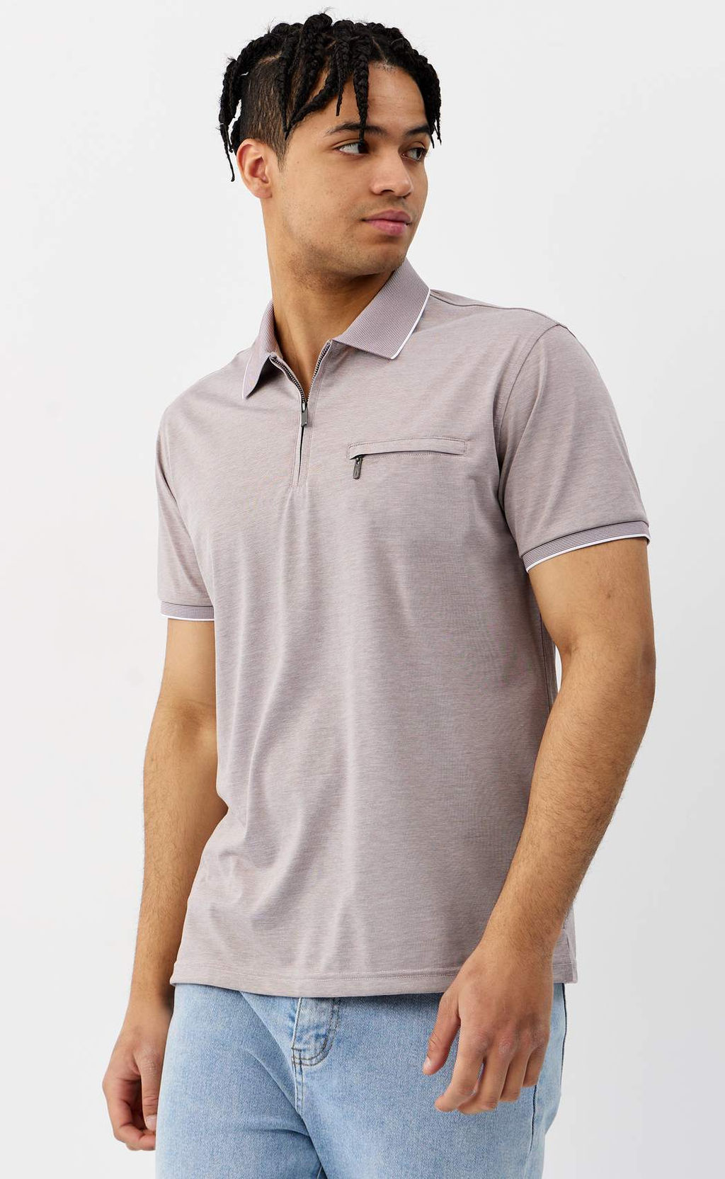 Поло F511-07-820 beige - Fine joyce фото 10