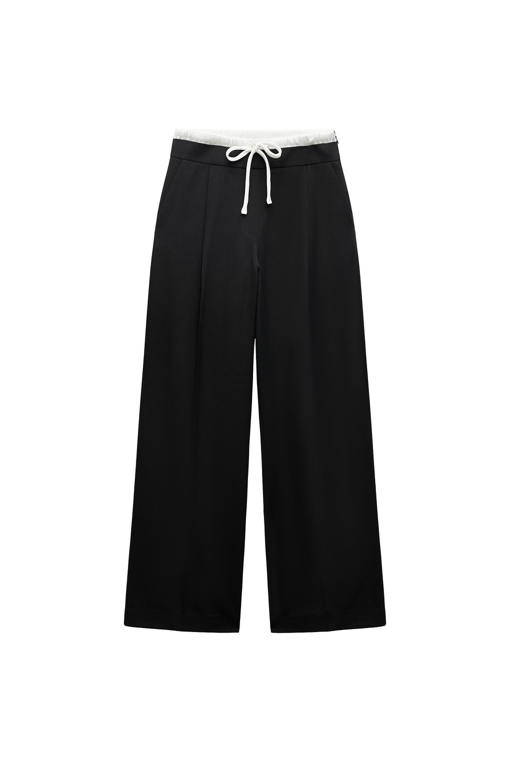 WIDE-LEG TROUSERS WITH DOUBLE WAISTBAND - Zara фото 66