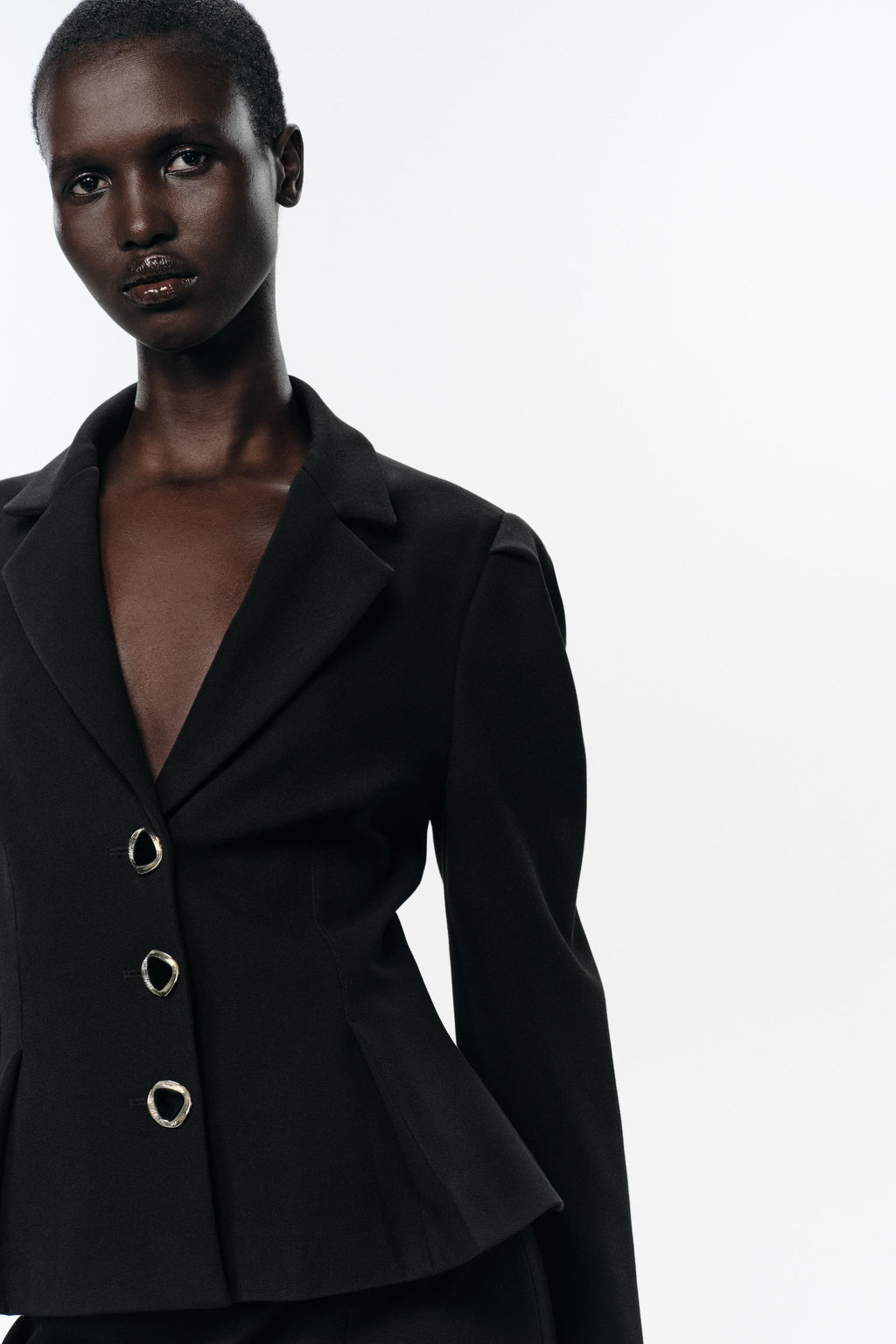 PUFF SLEEVE PEPLUM BLAZER - Zara фото 2