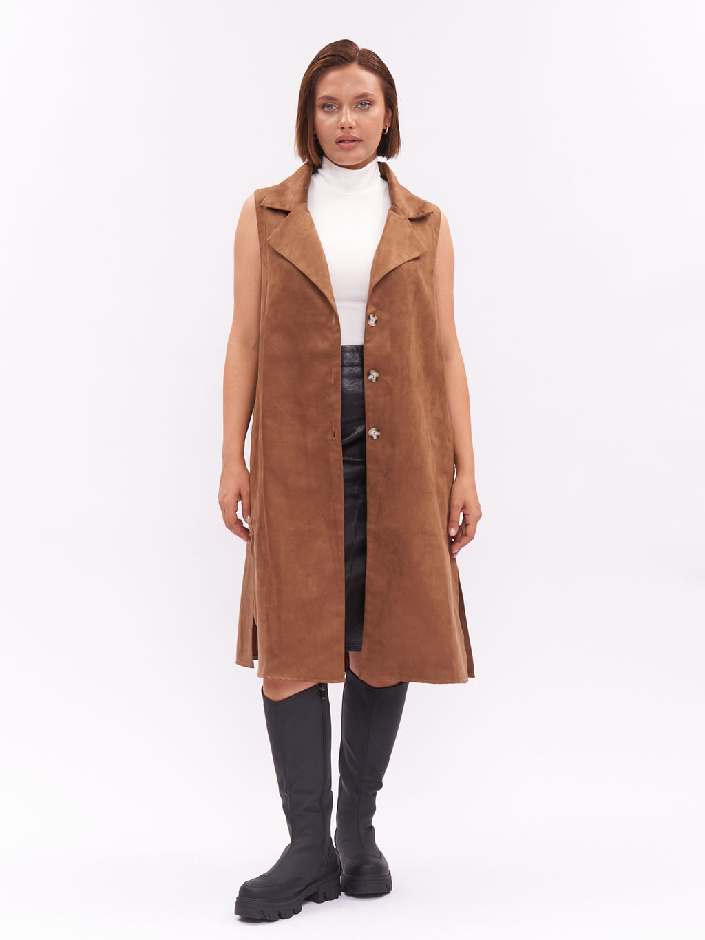 Жакет замшевый ZGL10730BEG17 - Артесса фото 11