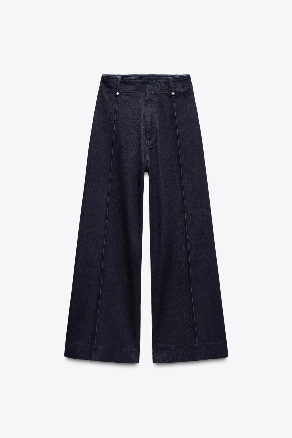ZW COLLECTION WIDE-LEG HIGH-WAIST JEANS - Zara фото 26