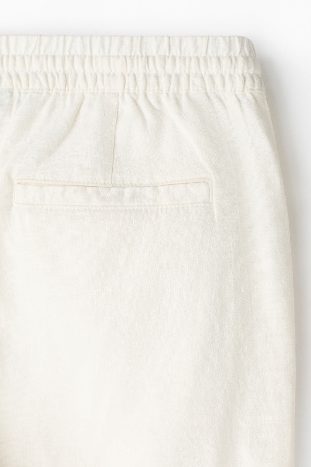 Pantal?n corto en mezcla de lino Relaxed Fit - H&m фото 10