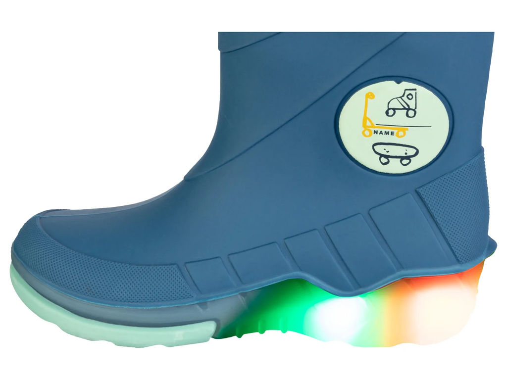 Утепленные резиновые сапоги для девочек LUPILU с мигающими пятками  фото 19