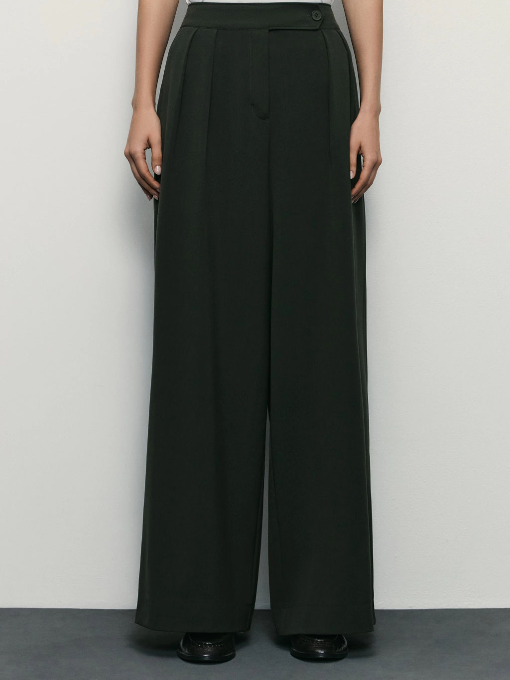 Широкие брюки с вискозой в составе / Zarina  фото 2