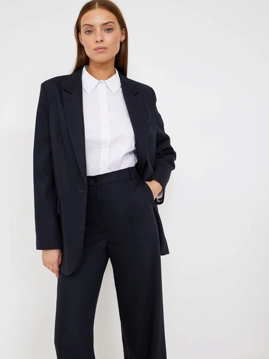 Брюки прямого кроя D314/modesta - Emka фото 2