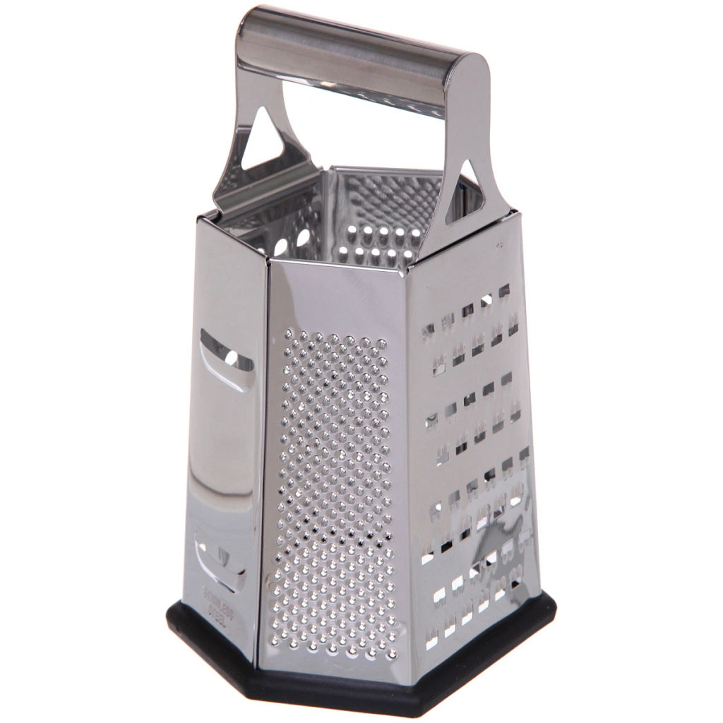 Терка 6-ти сторонняя 22*12*10,5см, силиконовое основание