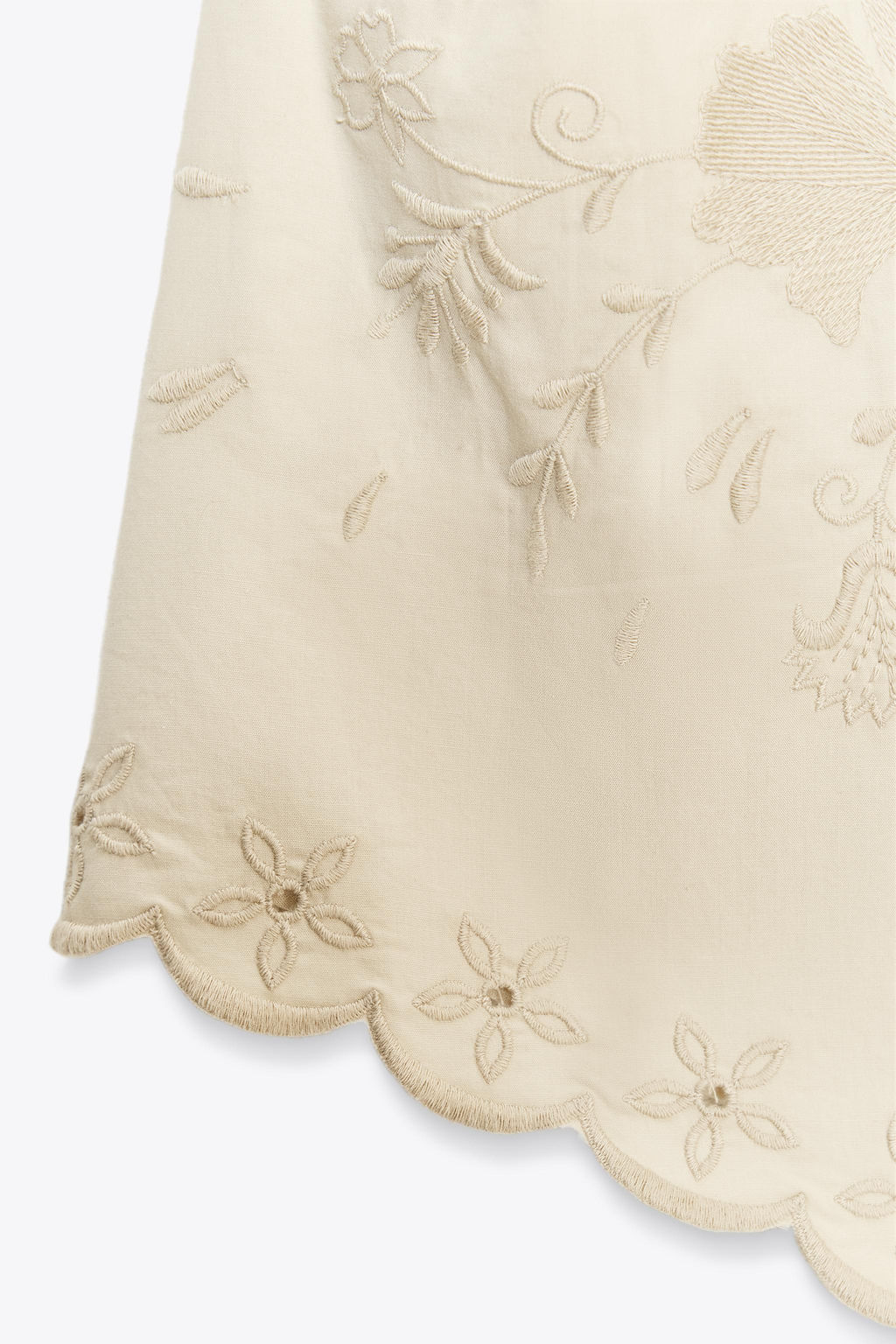 EMBROIDERED POPLIN TOP - Zara фото 10