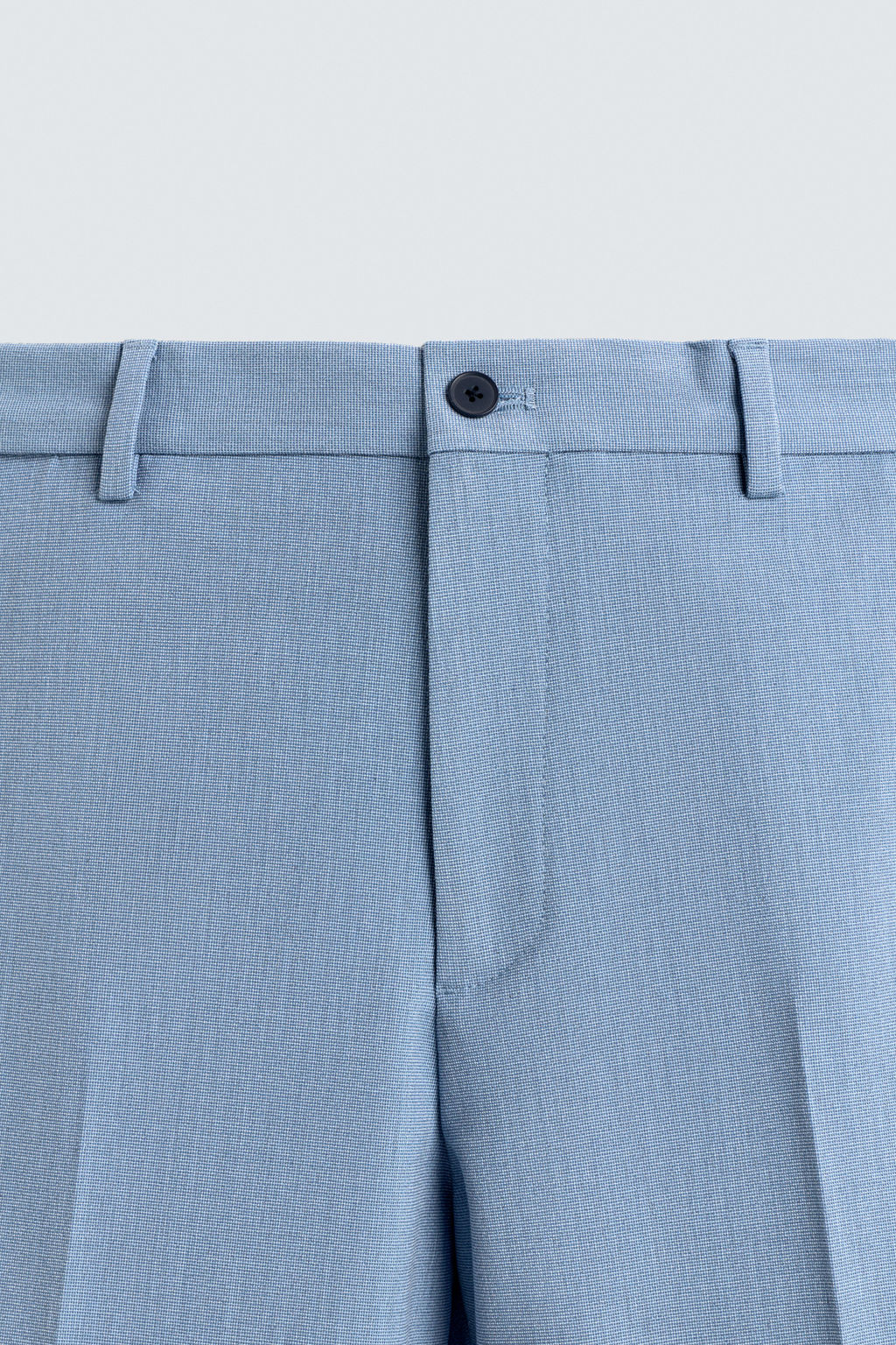 PANTAL?N TRAJE CONFORT ESTRUCTURA / Celeste - Zara фото 7