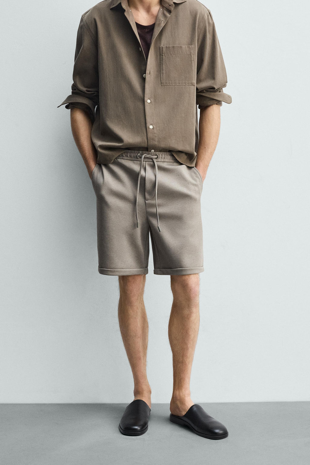 BERMUDA REGULAR FIT CONFORT / Khaki claro - Zara фото 2