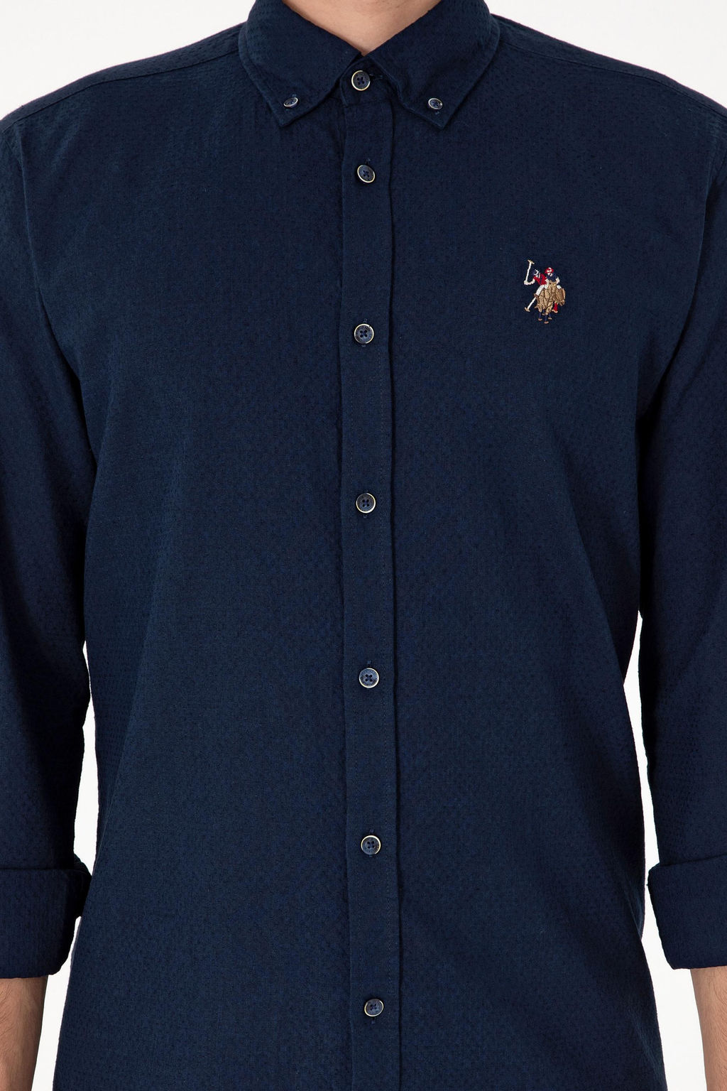Erkek Lacivert Uzun Kollu G_mlek Sepette S_rpriz _ndirim - U.s. polo assn фото 6