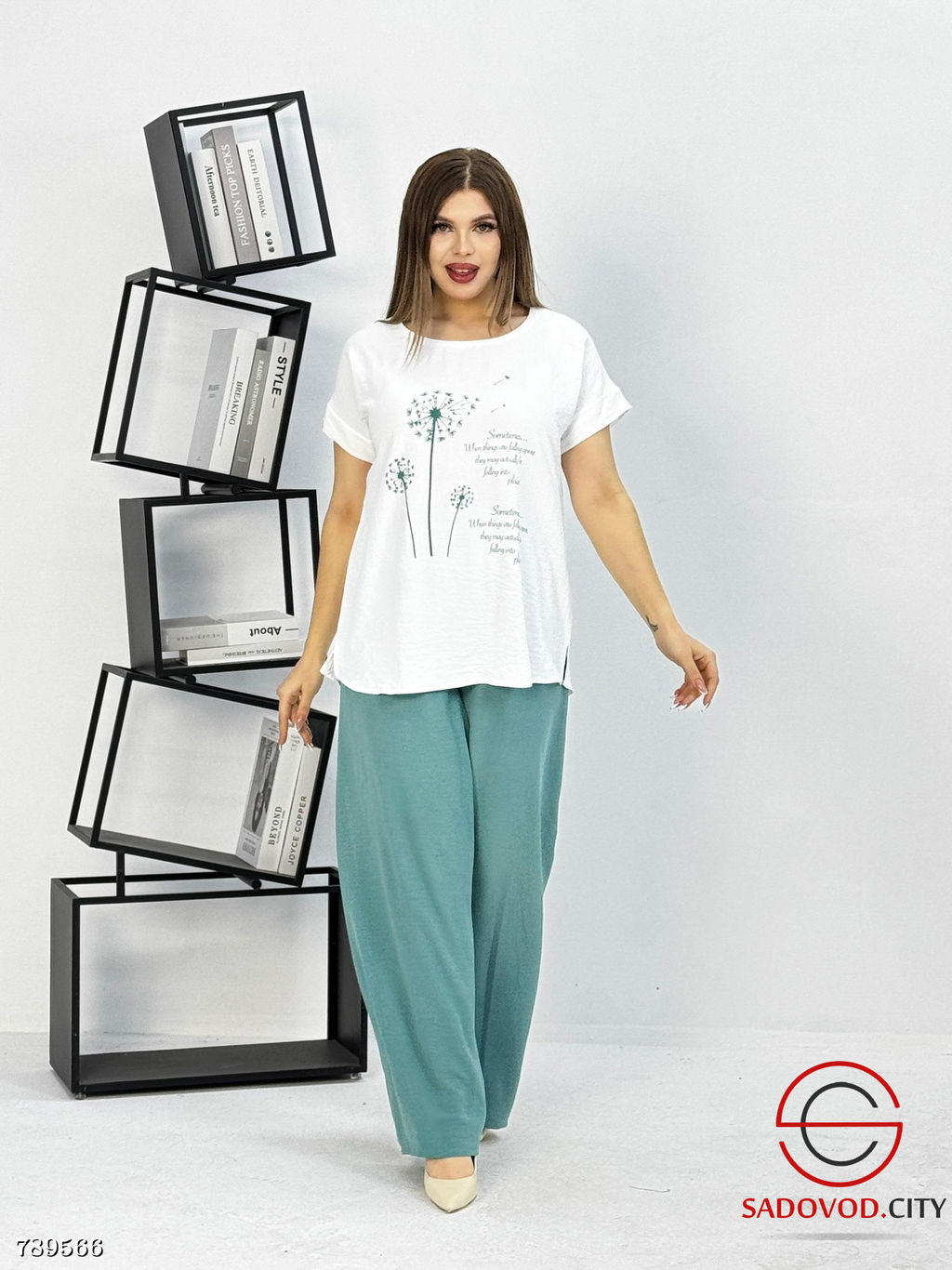 Женский брючный костюм двойка - Bruno фото 3