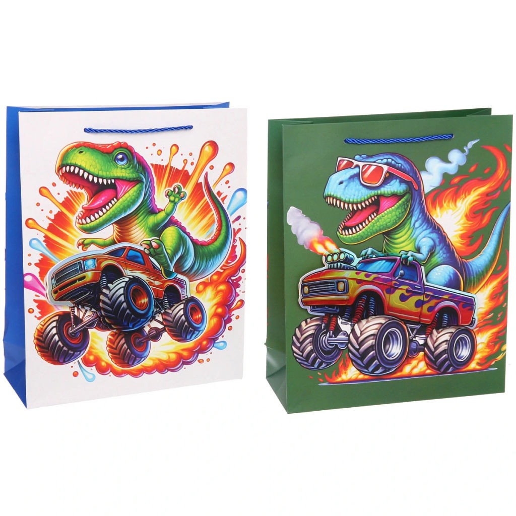 Пакет подарочный "Мой динозавр" 26*32*10 см
