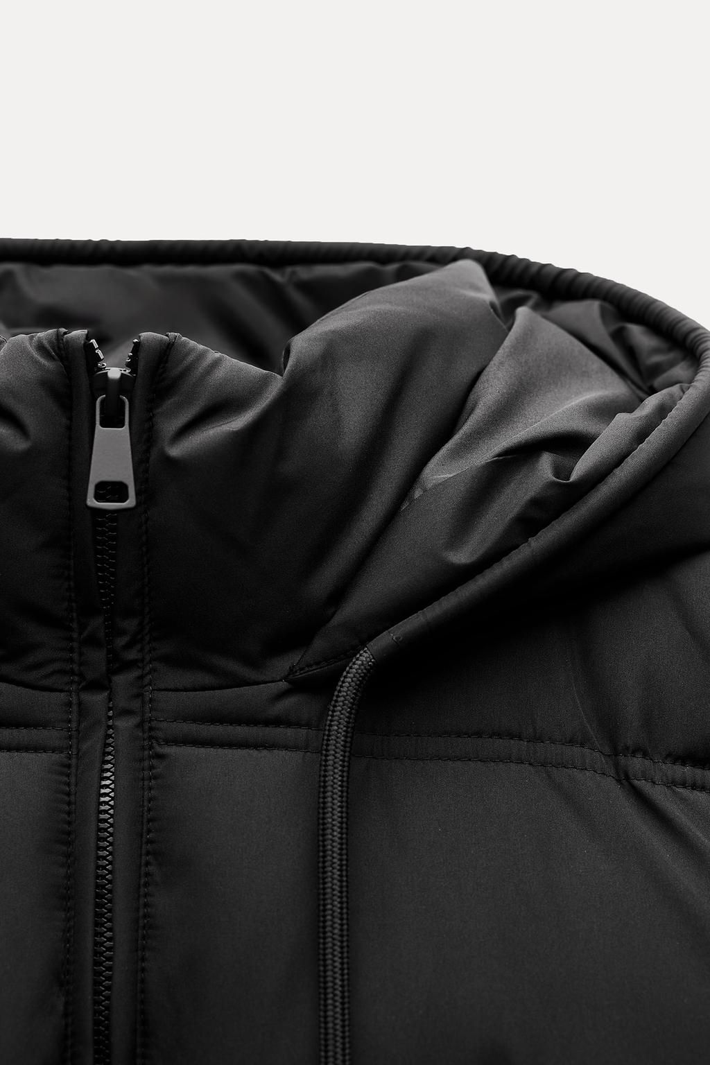 WATER AND WIND PROTECTION SHORT PUFFER ANORAK - Zara фото 11