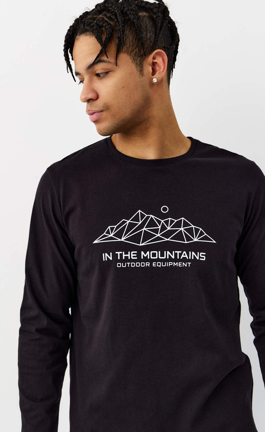 Лонгслив F521-1001-896 black - Fine joyce фото 3