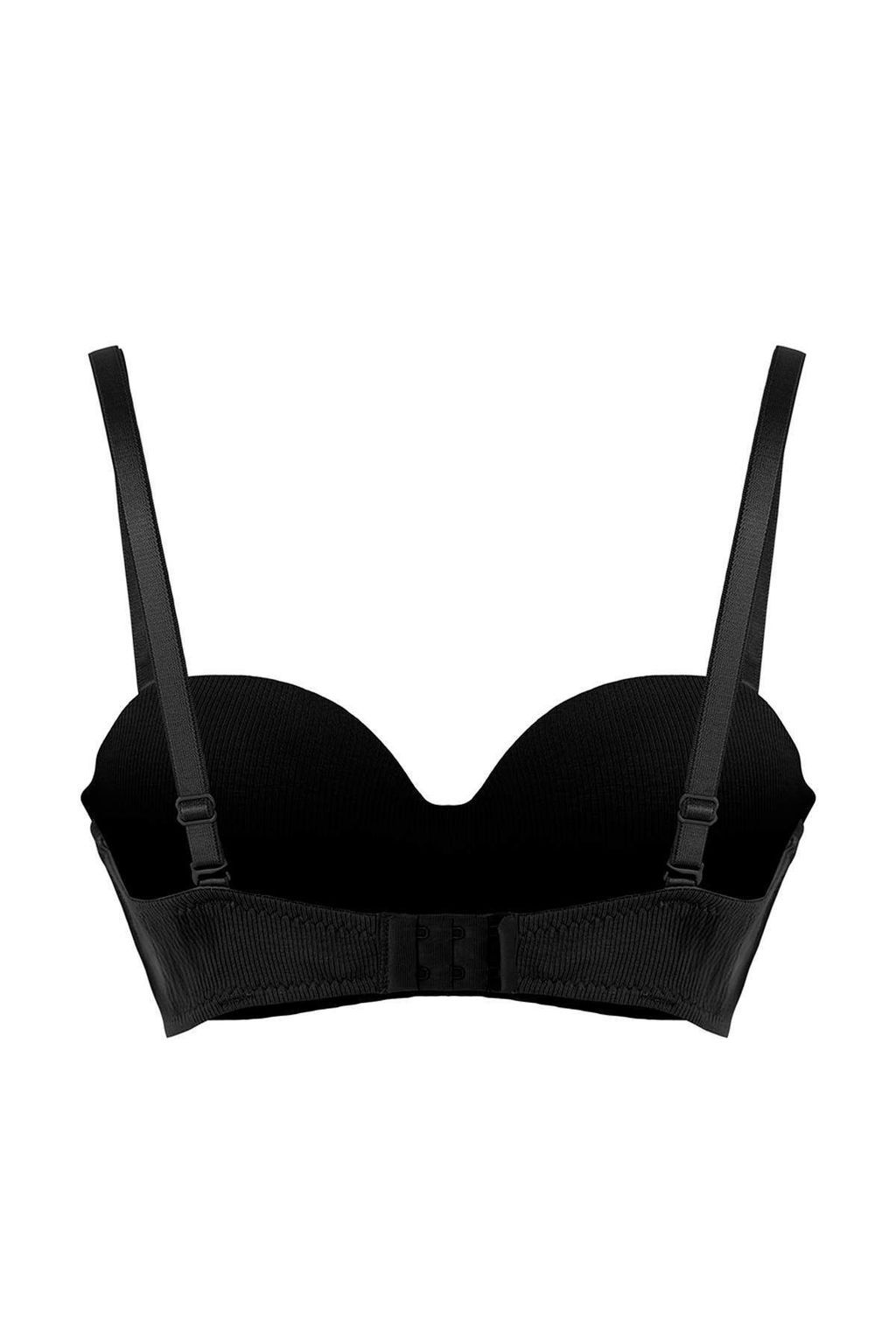 Siyah-Yesil 2li Kaskorse Balenli Duz Sabit Kap Balconette Sutyen THMAW26SU00006 - Trendyolmilla фото 13