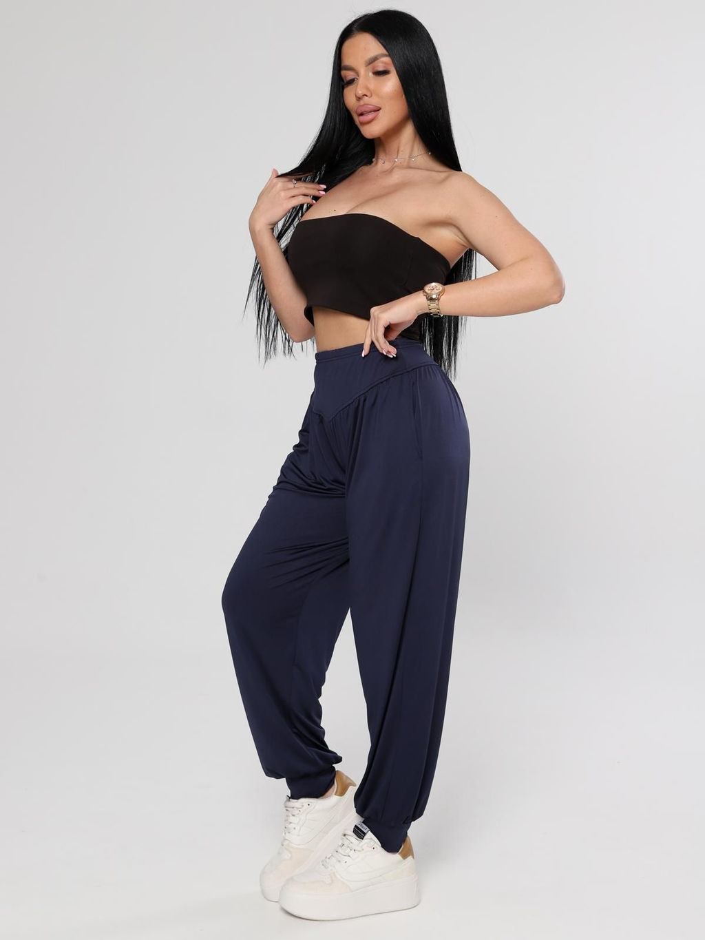 IV-CAPRIZ Лердес - брюки из ткани масло  фото 10