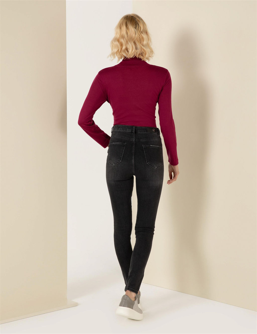 Antrasit Skinny Fit Jean Pantolon - Pierre cardin фото 4