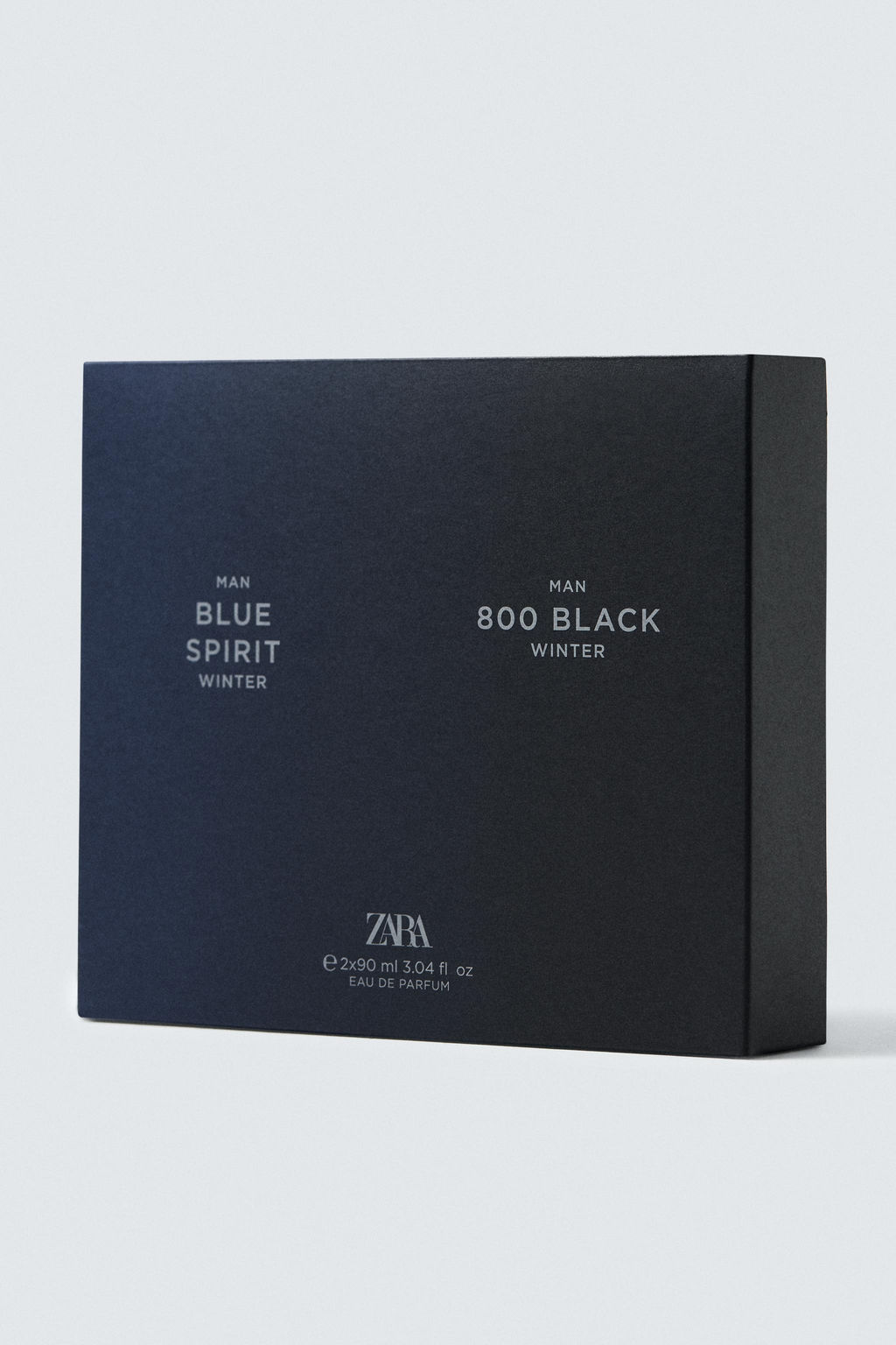 MAN 800 BLACK WINTER EDP + MAN BLUE SPIRIT WINTER EDP 2X90ML (3.04 FL.OZ) - Zara фото 2