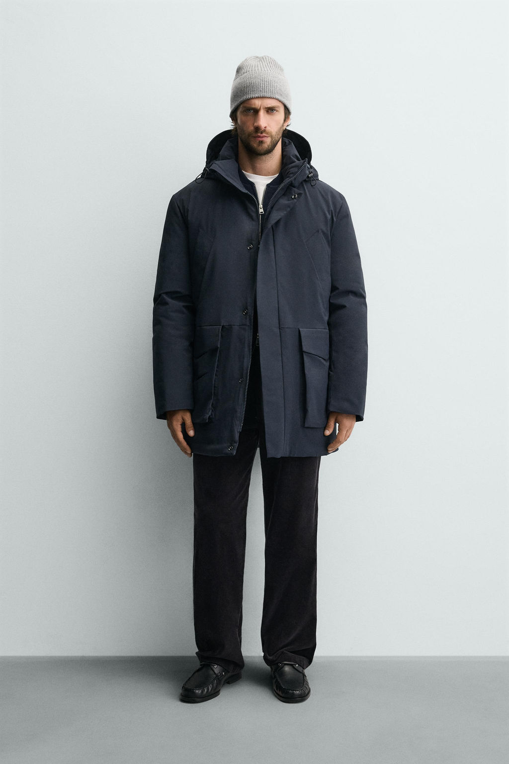 WATER-REPELLENT PADDED PARKA