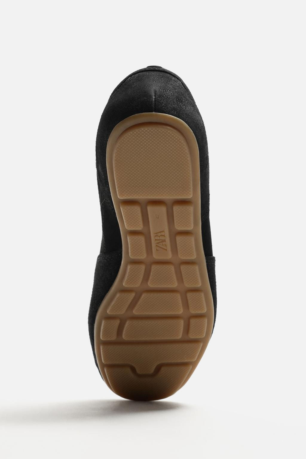 ULTRA-THIN SOLE LEATHER TRAINERS - Zara фото 12
