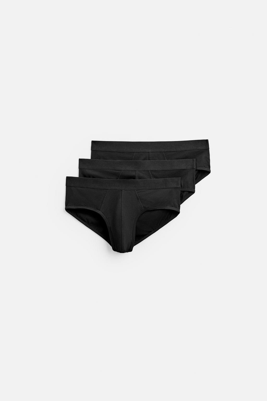 3-PACK OF BASIC BRIEFS - Zara фото 4