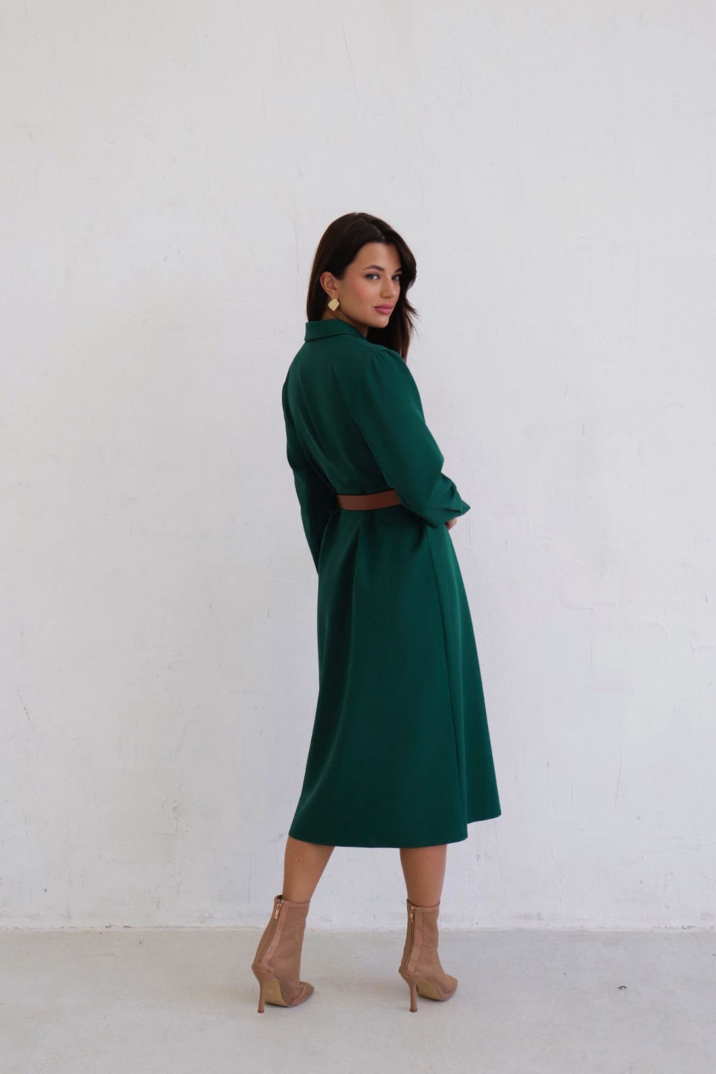 Платье-рубашка с английским воротником - Martichelli фото 149