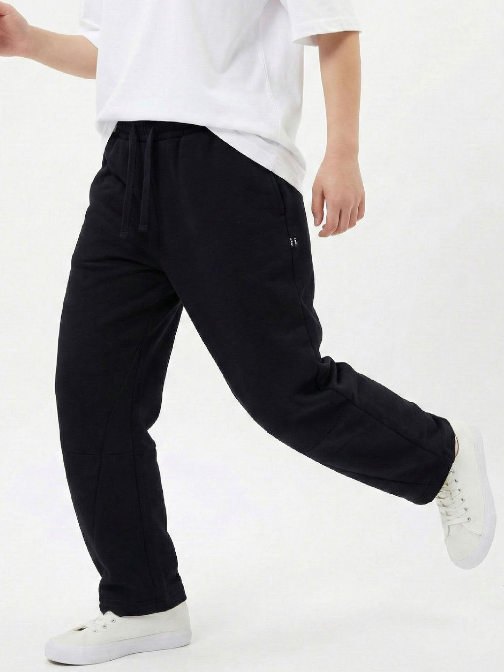 Брюки для девочки 22-7706 черный - Mini maxi фото 4