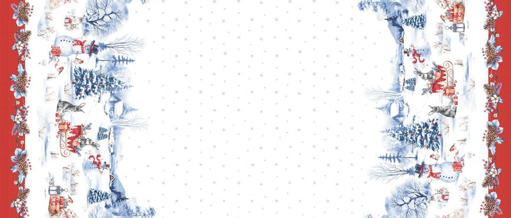 Рушник 50*150 см, рогожка, хлопок 100 % (Праздник)