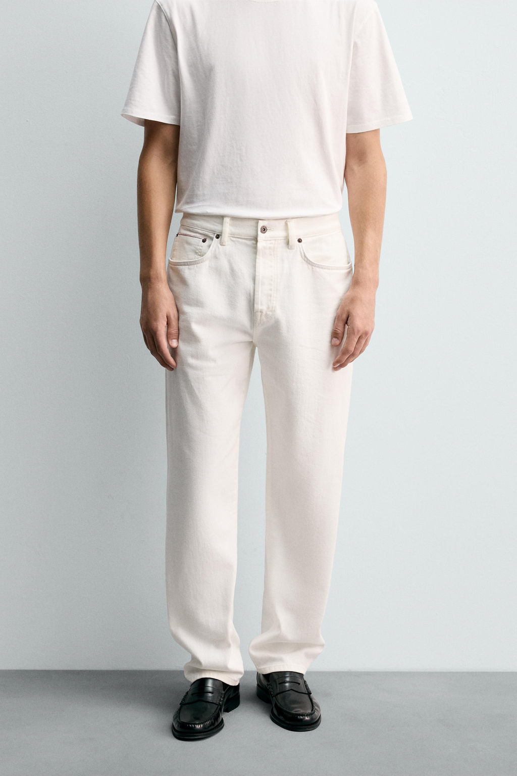 STRAIGHT ANKLE FIT SELVEDGE JEANS