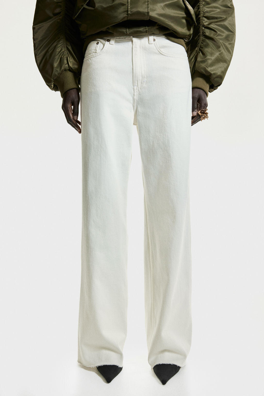 Wide High Jeans - H&m фото 8