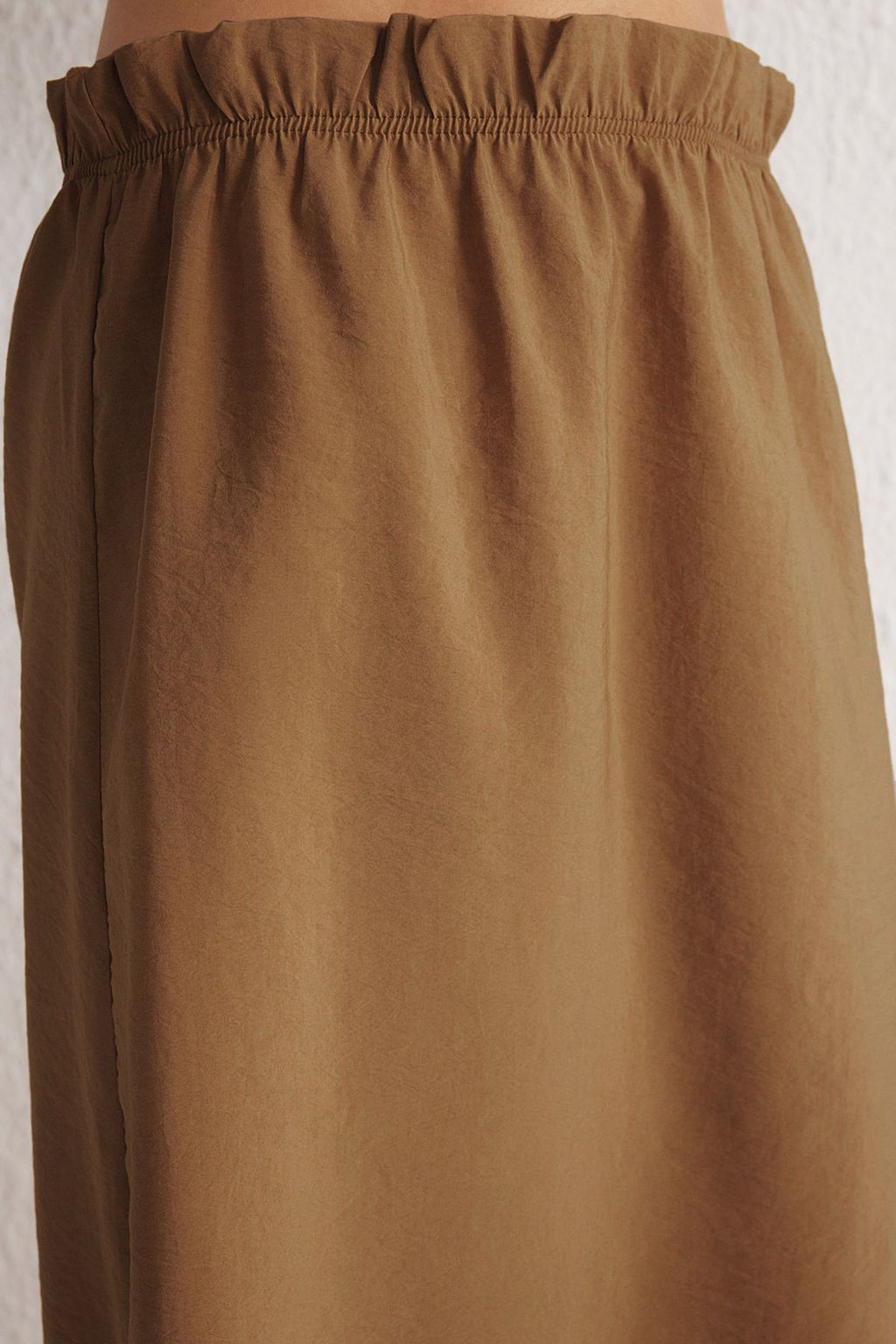 TRENDYOLMILLA Ac?k Kahverengi Modal Midi Boy Klos Dokuma Etek TWOSS25ET00054 фото 7