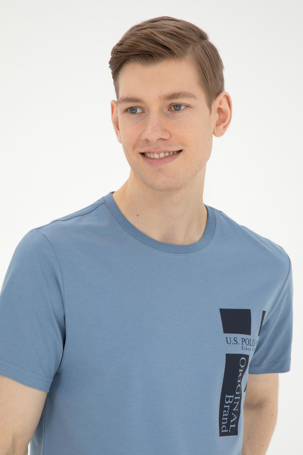 Мужская футболка цвета индиго - U.s. polo assn фото 9