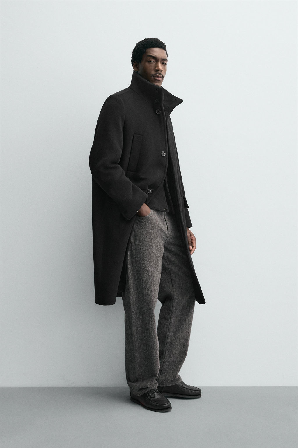 LONG WOOL COAT - Zara фото 3